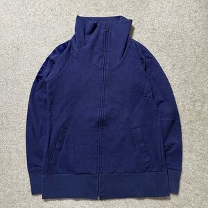 Navy Blue Full-Zip Jacket
